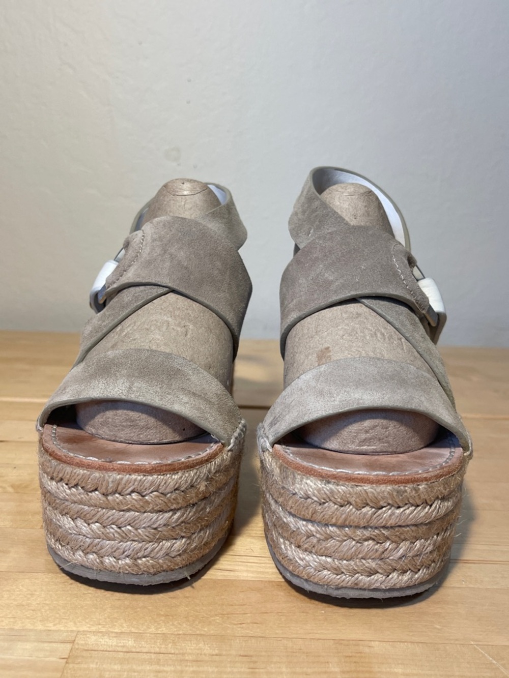 RAG & BONE August Suede Platform Espadrille Wedge Sandals - Picture 3 of 11